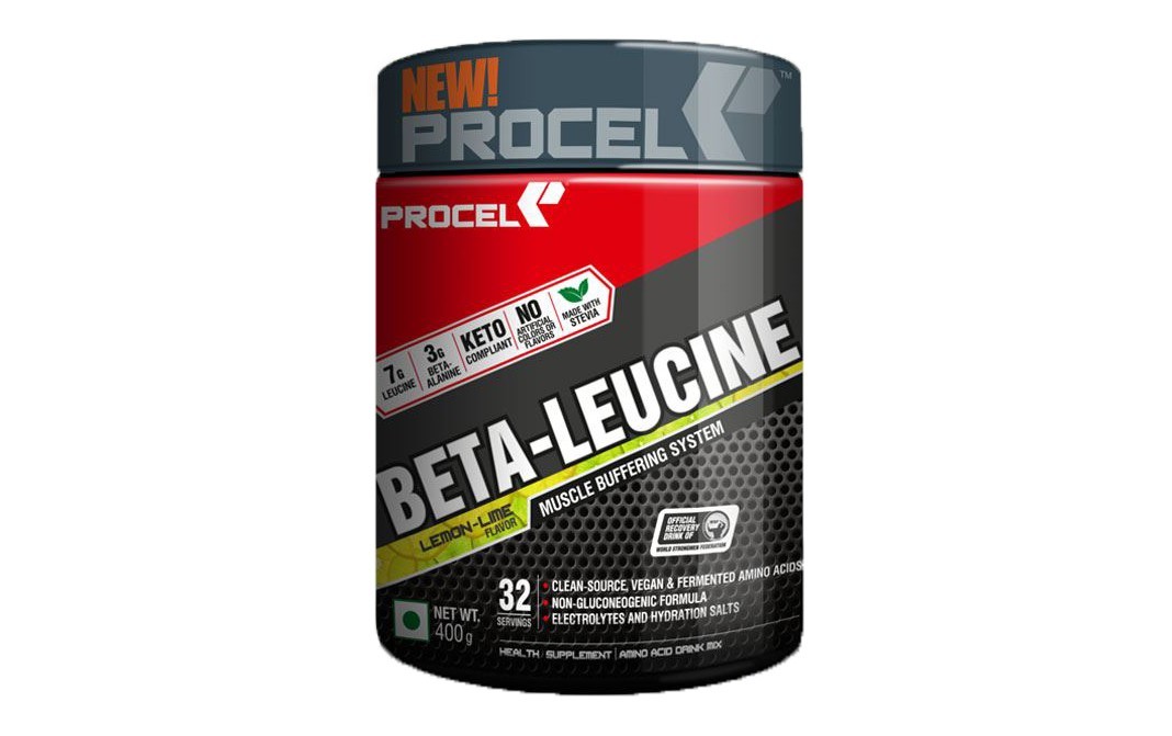 Procel Beta-Leucine Lemon-Lime Flavor   Plastic Jar  400 grams